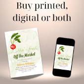 Sie ist frisch vom Brautparty des Marktes Einladung