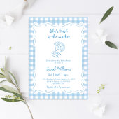 Sie ist frisch vom Brautparty des Marktes Einladung