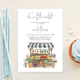 Sie ist frisch vom Brautparty des Marktes Einladung