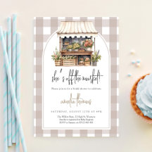 Sie ist frisch vom Brautparty des Marktes