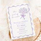 Sie ist frisch vom Brautparty des Marktes Einladung