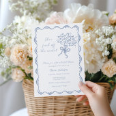 Sie ist frisch vom Brautparty des Marktes Einladung