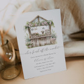 Sie ist frisch vom Brautparty des Marktes Einladung