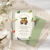 Sie ist frisch vom Brautparty des Marktes Einladung