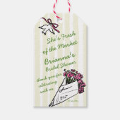 Sie ist frisch vom Brautparty des Marktes Geschenkanhänger (Vorderseite)