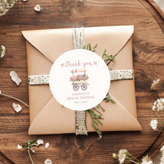 Sie ist frisch vom Brautparty des Marktes Runder Aufkleber