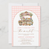 Sie ist frisch vom Brautparty des Marktfalles Einladung (Vorderseite)
