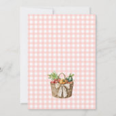 Sie ist frisch vom Brautparty des Marktfalles Einladung (Rückseite)