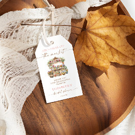 Sie ist frisch vom Brautparty des Marktfalles Geschenkanhänger