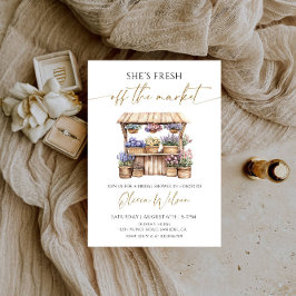 Sie ist frisch vom Markt Brautparty Party Einladung