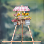 Sie ist frisch vom Markt Brautparty Willkommen Acrylschild (Neutral)