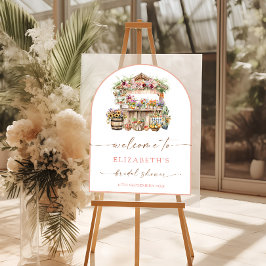 Sie ist frisch vom Markt Brautparty Willkommen Acrylschild