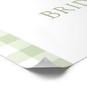 Sie ist frisch vom Markt Brautparty Willkommen Poster (Ecke)