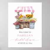 Sie ist frisch vom Markt Brautparty Willkommen Poster (Vorne)