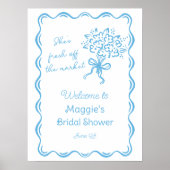 Sie ist frisch vom Markt-Bridal-Willkommen Poster (Vorne)