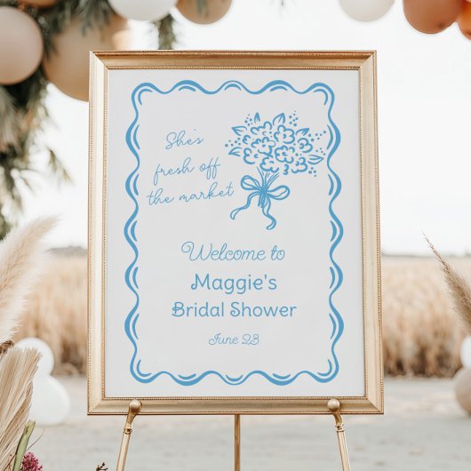 Sie ist frisch vom Markt-Bridal-Willkommen Poster