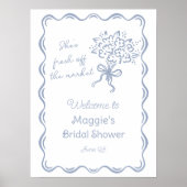 Sie ist frisch vom Markt-Bridal-Willkommen Poster (Vorne)