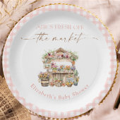 Sie ist frisch vom Markt, das Brautparty der Blume Pappteller