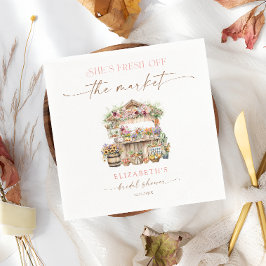 Sie ist frisch vom Markt, das Brautparty der Blume Serviette