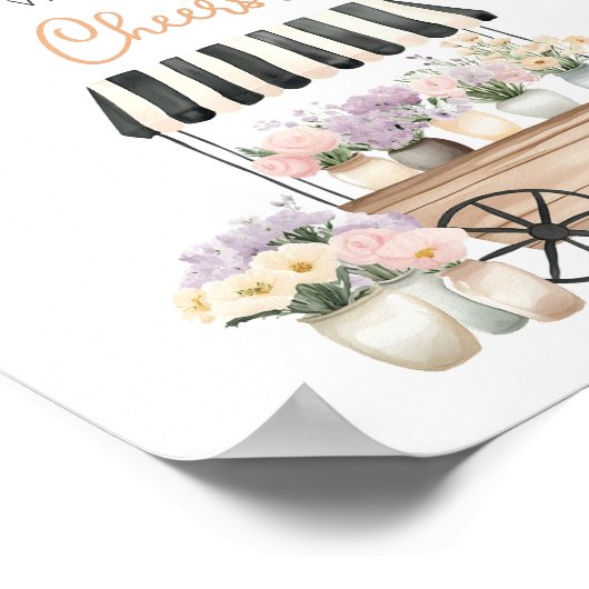 Sie ist frisch vom Markt Mimosa Bar Poster (Ecke)