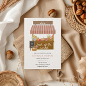 Sie ist frisch vom Markt Niedliches Brautparty Einladung