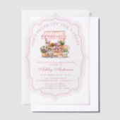 Sie ist frisch vom Markt Pergament Einladungen (Versetzt)