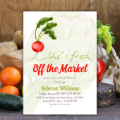 Sie ist frisch vom Roten Brautparty des Marktes Einladung