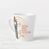 Sie ist frisch vor der Tasse (Linke Ecke)