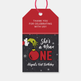 Sie ist Gemein | Grinch Birthday Favor Geschenkanhänger
