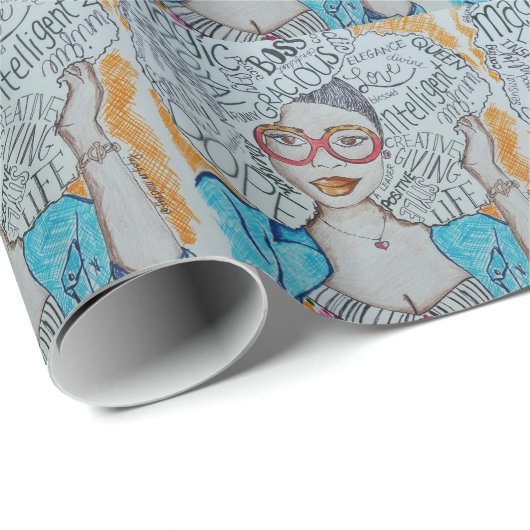 Sie ist… geschenkpapier (Rolleneckpunkt)