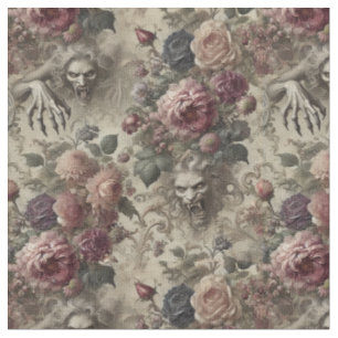 Sie ist Got Claws - Gothic Classic Tile Stoff