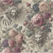 Sie ist Got Claws - Gothic Floral Aufkleber (Vorderseite)