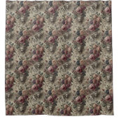 Sie ist Got Claws - Gothic Floral Grotesque Duschvorhang (Vorderseite)