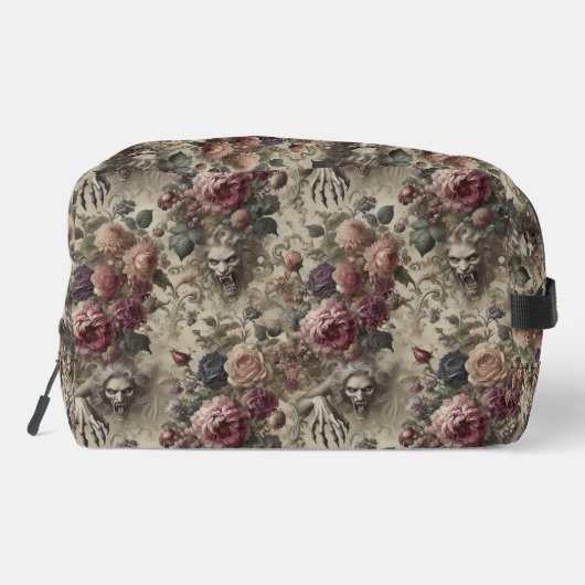 Sie ist Got Claws - Gothic Floral Grotesque Waschbeutel (Rückseite)