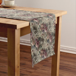 Sie ist Got Claws - Gothic Floral Kurzer Tischläufer