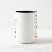 Sie ist heftig (Blick auf der anderen Seite!) Tasse (Zentrum)