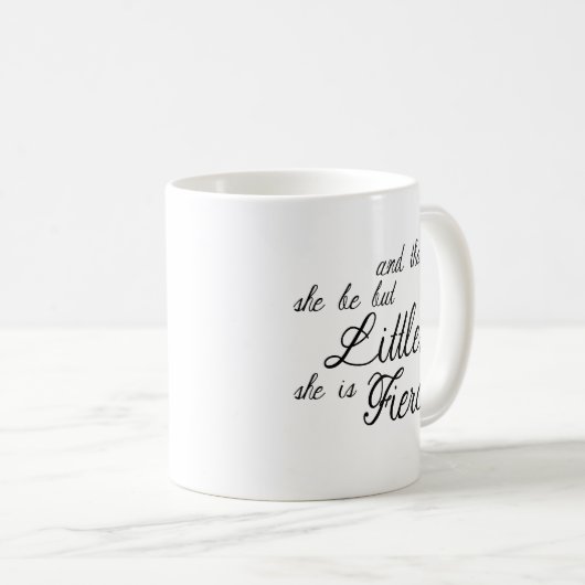 Sie ist heftig kaffeetasse (VorderseiteRechts)