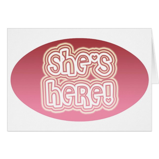 Sie ist hier (Vorderseite (Horizontal))