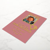 Sie ist hier Ankündigung von Foil & Foto Geburt (Gedreht)