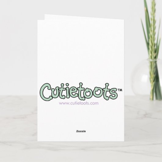 "Sie ist hier!" Baby Girl Birth Anno... - Individu Ankündigung (Rückseite)