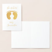 Sie ist hier Personalisiert Name Foil Card Folienkarte (Anzeige)