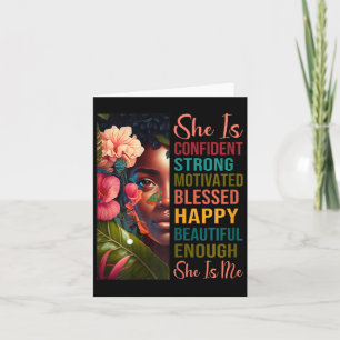 Sie ist ich stark ausgebildet schwarze Geschichte, Karte