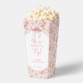 Sie ist im Begriff, Pop Floral Bow Baby Shower Pop Geschenkschachtel (Geplatzt)