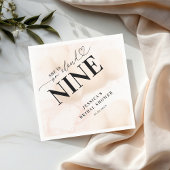 Sie ist im Cloud Nine Heart Script Brautparty Serviette