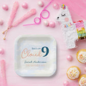Sie ist in Cloud 9 Whimsical Brautparty Pappteller (Party)