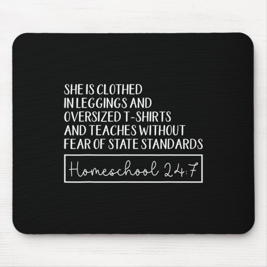 Sie ist in Leggings und überzogen S und Tee. Mousepad (Vorne)