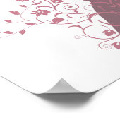 "Sie ist in Stärke und Würde bekleidet" Poster (Ecke)