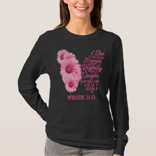 Sie ist in Stärke und Würde Christlich B T-Shirt