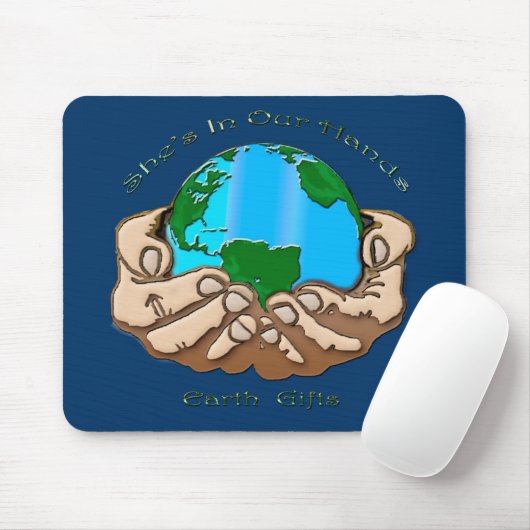 SIE IST IN UNSERER HÄNDE Öko Environmental Mousepad (Mit Mouse)