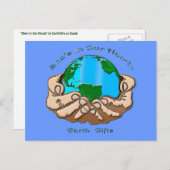 SIE IST IN UNSERER HANDS-Sammlung Postkarte (Vorne/Hinten)